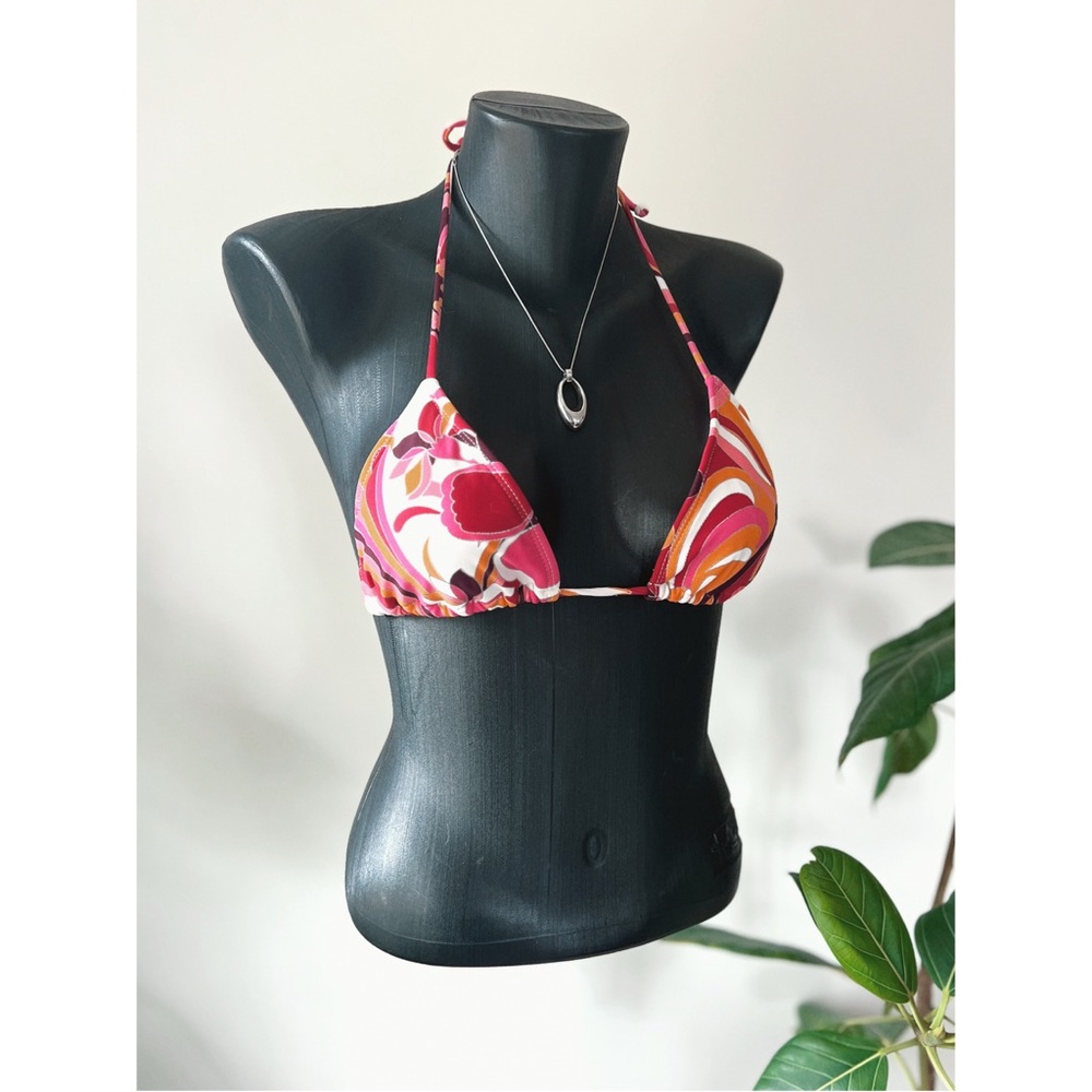 2003 Vintage 725 Originals | y2k Graphic Triangle Bikini Top